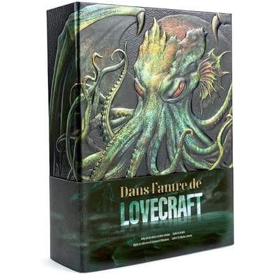 Dans l'antre de Lovecraft : Coffret 3D Cthulhu collector : Intégrale des textes en deux volumes ; Guide de lecture, avec objets de collection de l'université Miskatonic