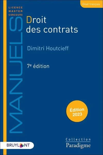 Droit des contrats (édition 2023)