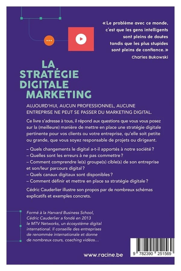 La stratégie digitale marketing : ne râtez pas le coche ! guide pratique pour votre vie professionnelle