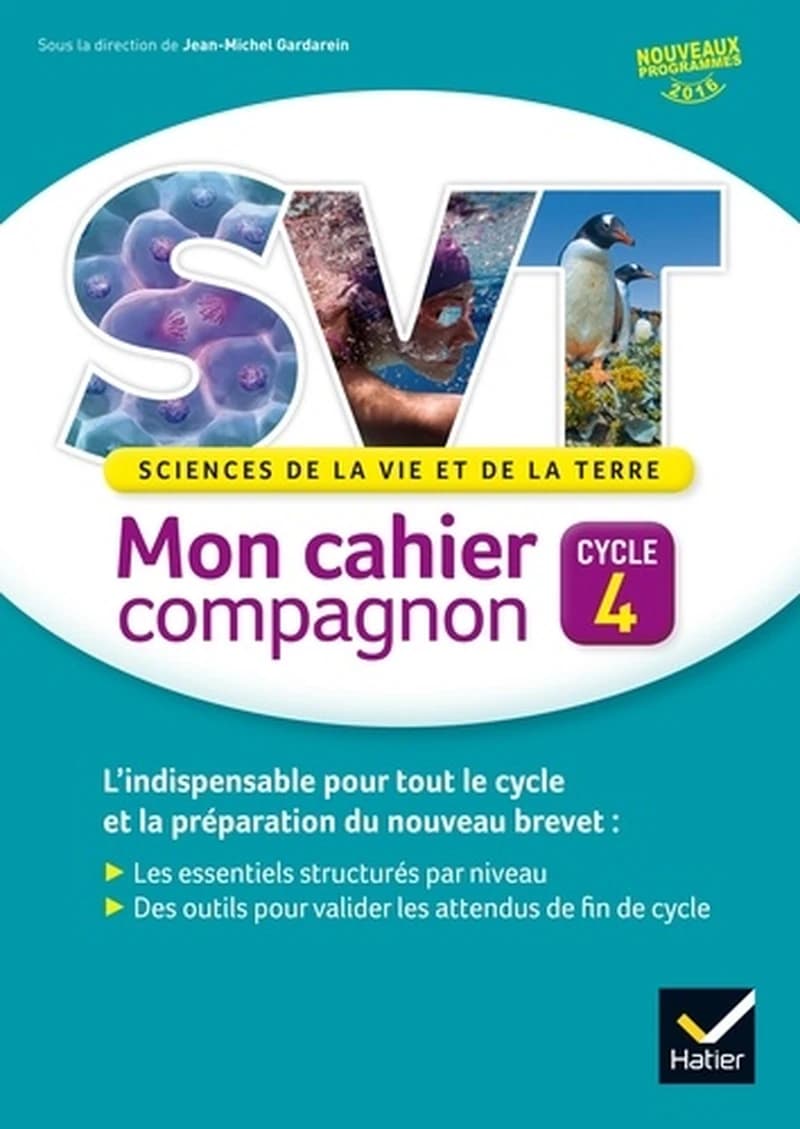 Svt cycle 4 ; mon cahier compagnon ; cahier de l'élève (édition 2016)