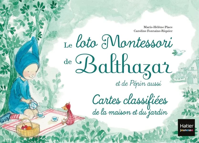 Le loto Montessori de Balthazar et de Pépin aussi : cartes classifiées de la maison et du jardin : [Jeu mémory]