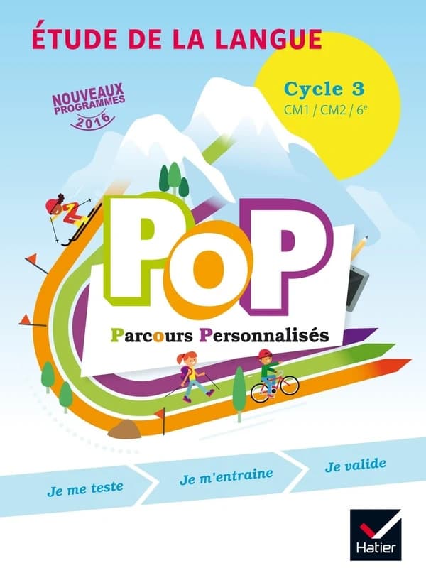 POP Parcours Personnalisés cycle 3, CM1-CM2-6e: étude de la langue