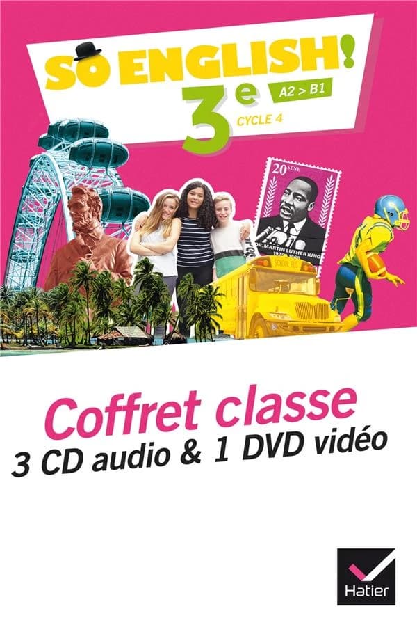 So english ! : 3e : anglais, cycle 4 : A2-B1