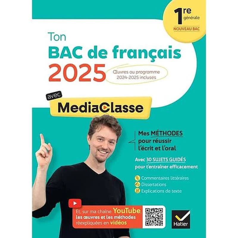 Ton Bac de français avec MediaClasse ; 1re générale (édition 2024