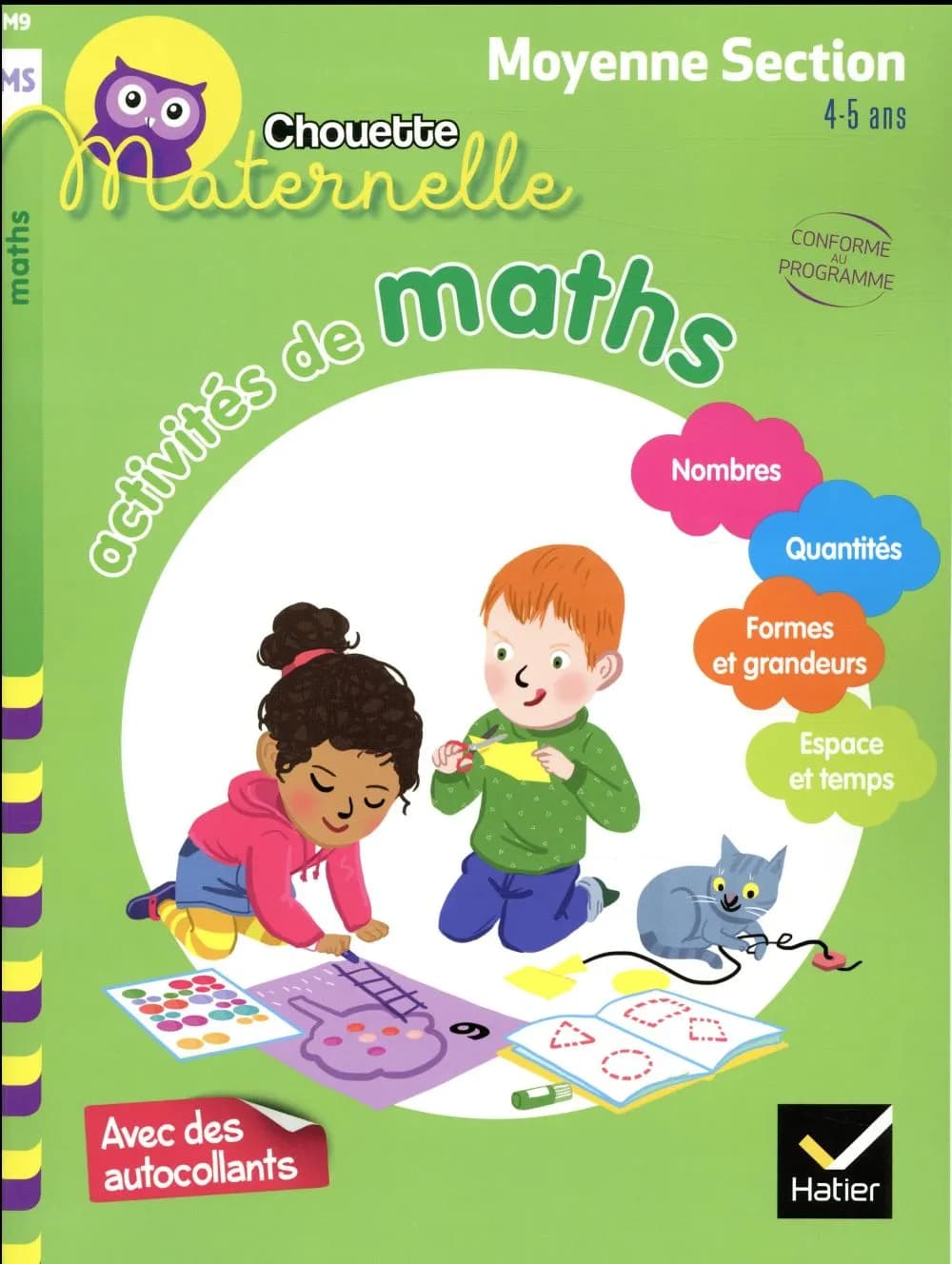 Chouette maternelle ; activités de maths ; moyenne section