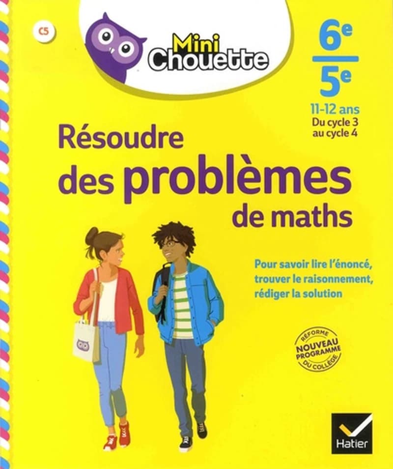 MINI CHOUETTE RESOUDRE DES PROBLEMES DE MATHS 6E