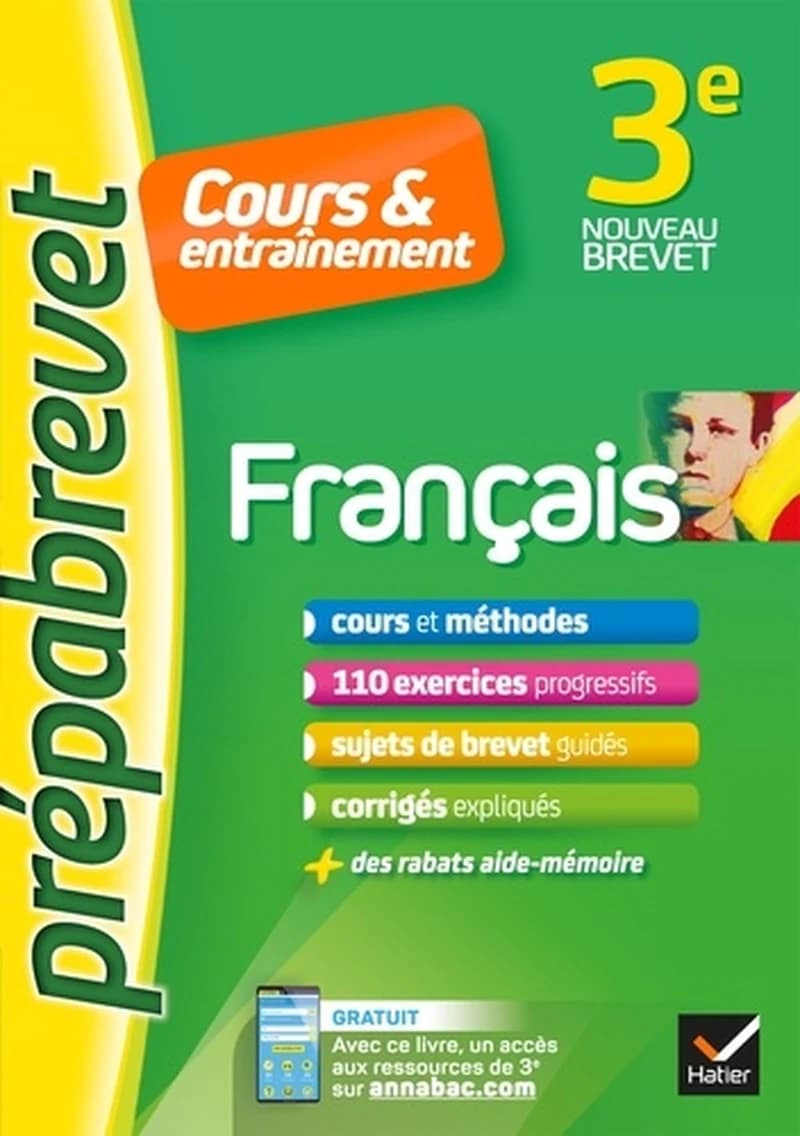 FRANCAIS 3E - PREPABREVET COURS &amp; ENTRAINEMENT