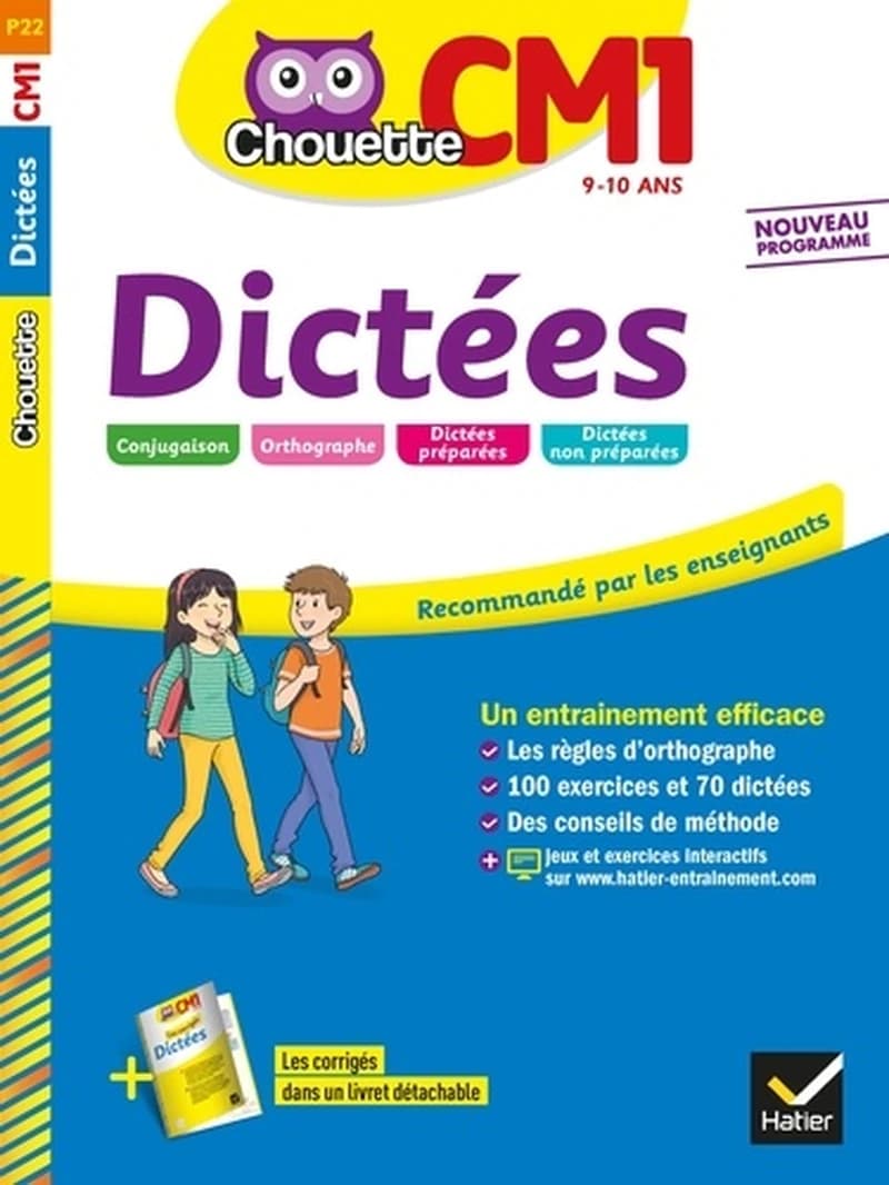 Chouette entraînement ; dictées ; CM1