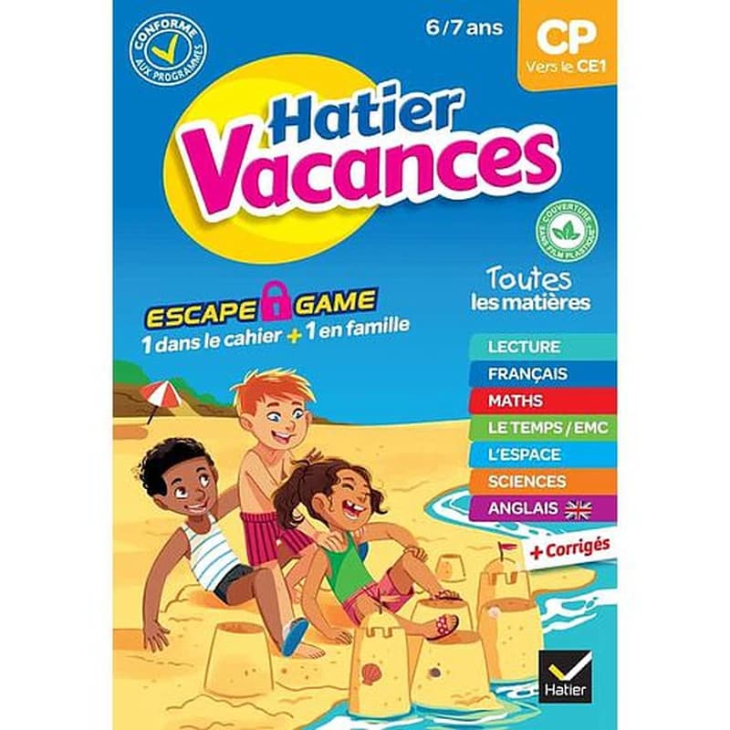 HATIER VACANCES ; CP vers le CE1 (édition 2020)