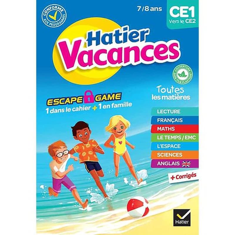 HATIER VACANCES ; CE1 vers le CE2 (édition 2020)