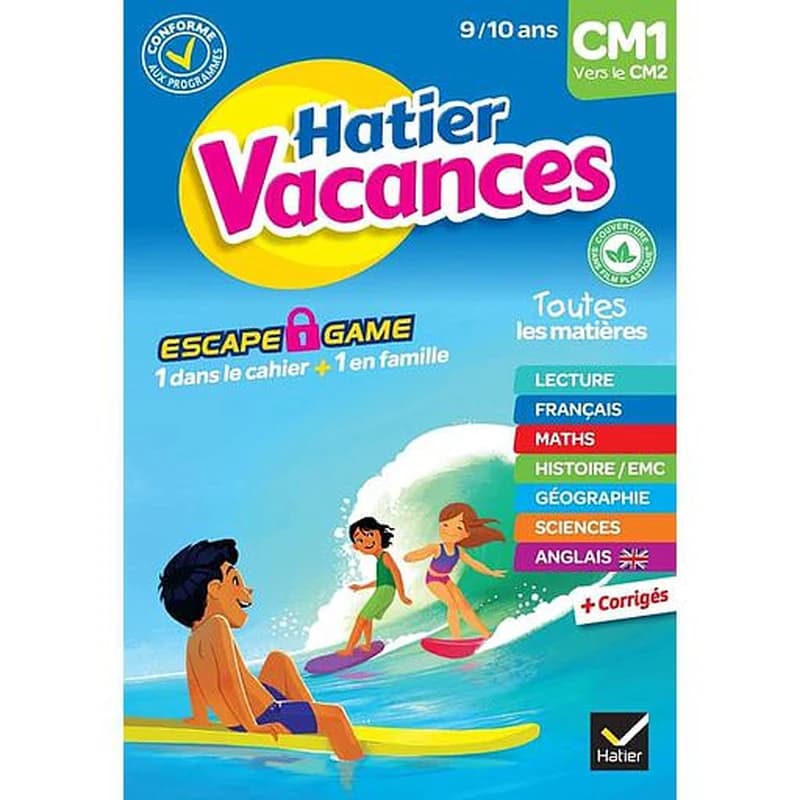 HATIER VACANCES ; CM1 vers le CM2 (édition 2020)