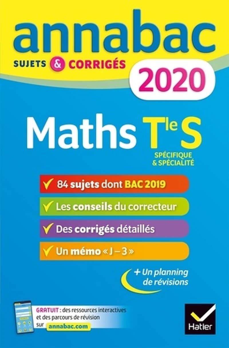 Mathématiques TLe S spécifique & spécialité  - Sujets et corrigés