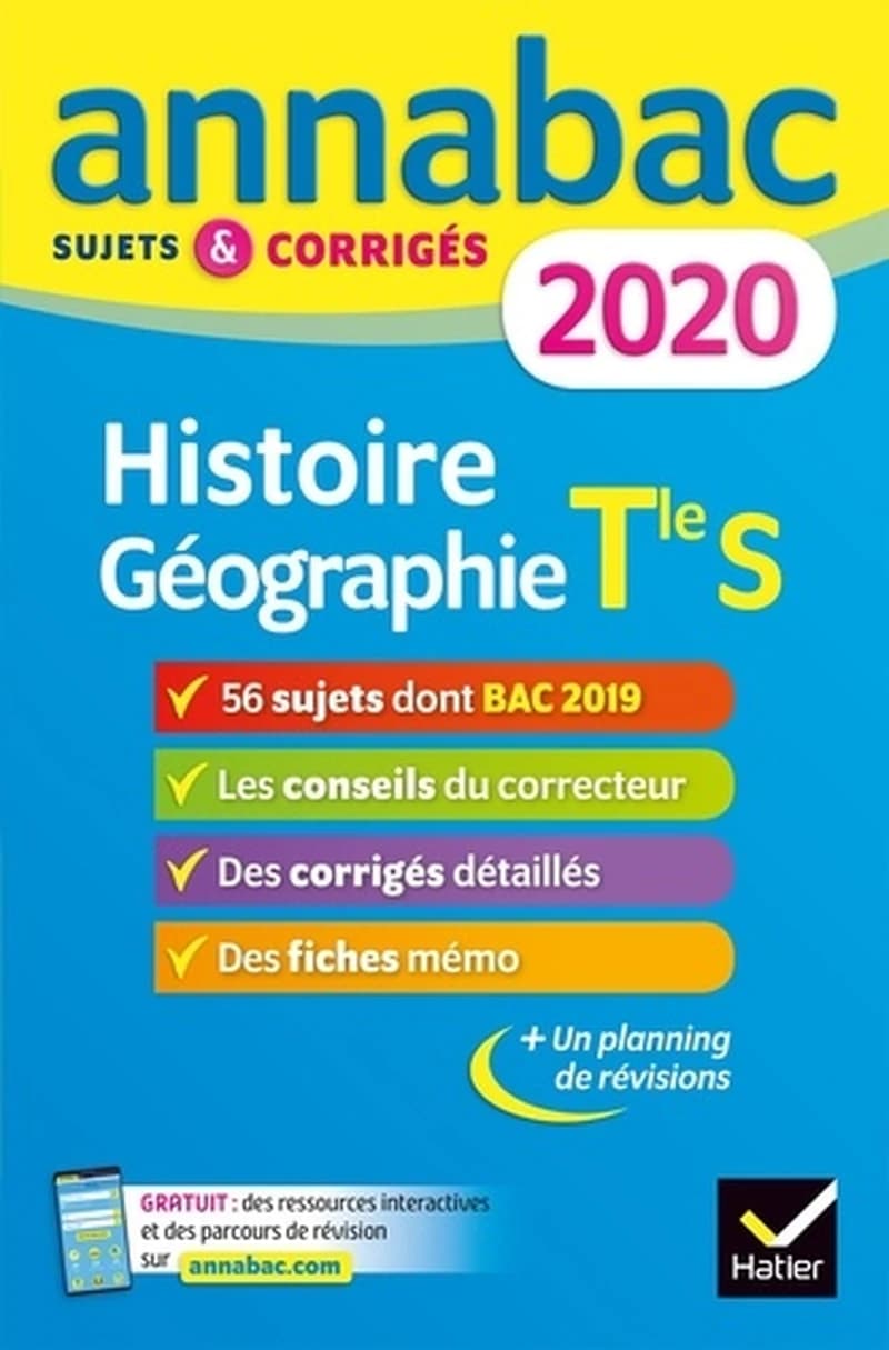 Histoire-Géographie Tle S - Sujets et corrigés