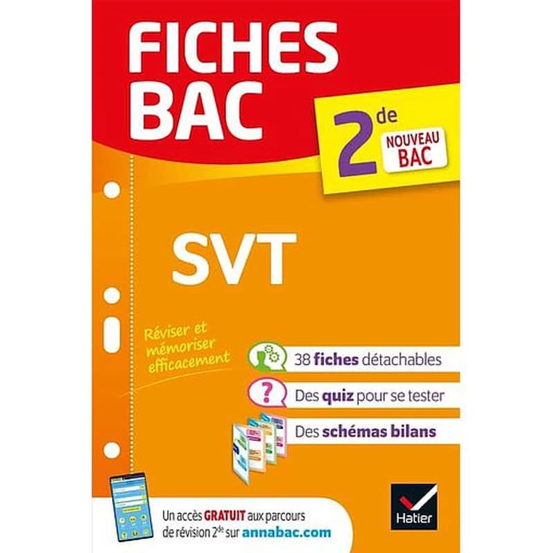 Fiches bac : SVT ; 2de