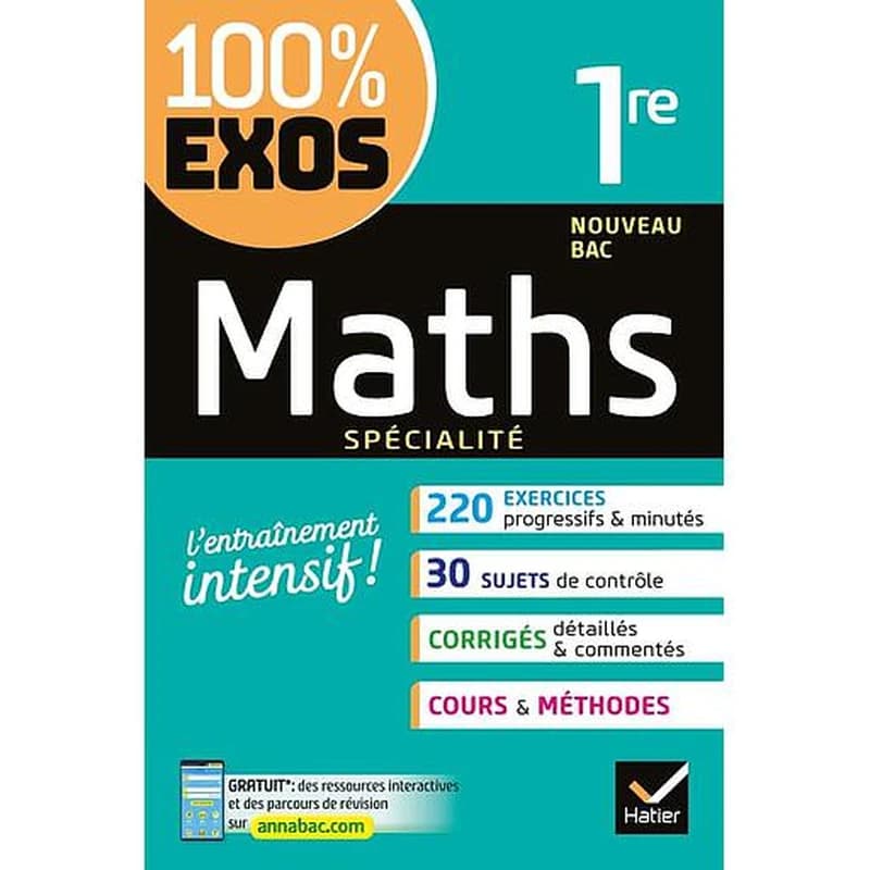 Maths spécialité 1re Nouveau Bac