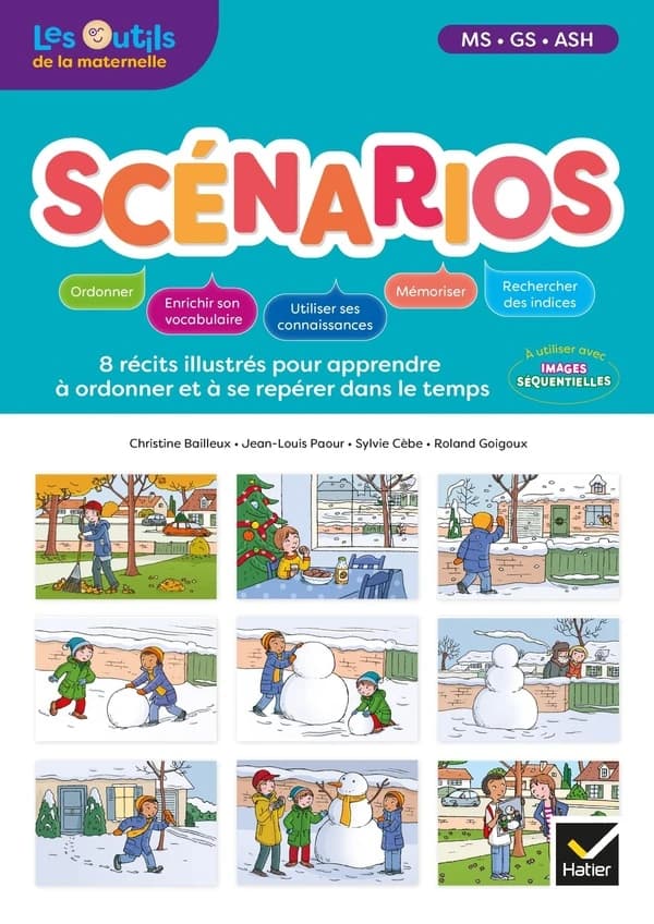 Les outils de la maternelle ; scénarios ; français ; MS, GS ; guide pédagogique (édition 2020)