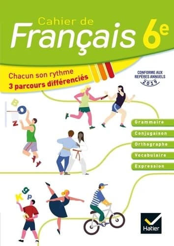Français 6e Cahier de français