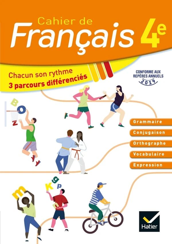 Cahier de français : 4e ; cahier de l'élève (édition 2020)