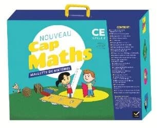 Cap Maths : CE1, CE2 ; mallette de matériel pour la classe (édition 2020)