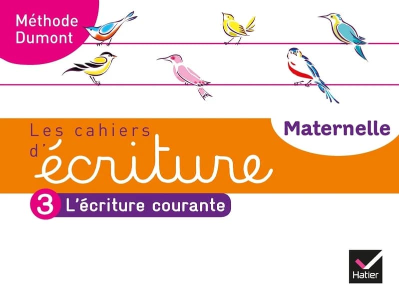 Les cahiers d'écriture Tome 3 : l'écriture courante ; maternelle, MS, GS (édition 2020)