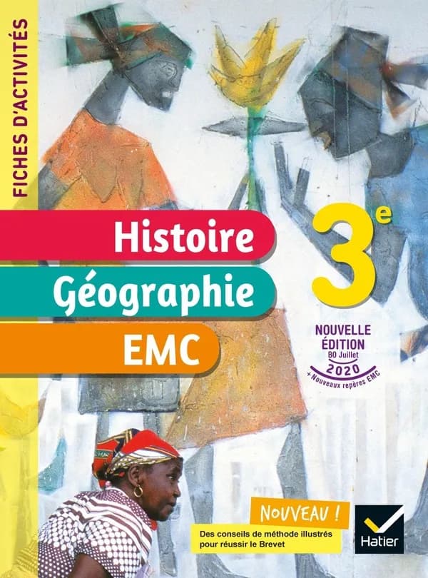 Fiches d'activités histoire-géographie-EMC ; 3e ; cahier élève (édition 2021)