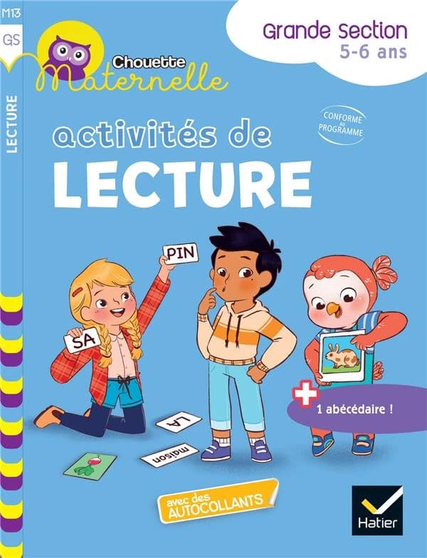 Chouette entraînement : activités de lecture ; GS