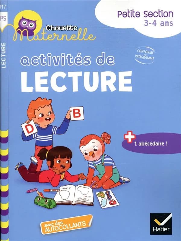 Chouette entraînement : activités de lecture ; PS