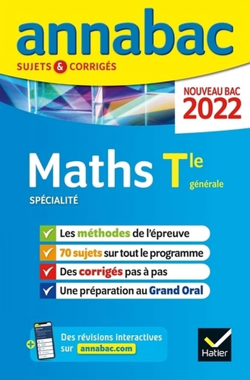 Maths spécialité, Tle générale 2022