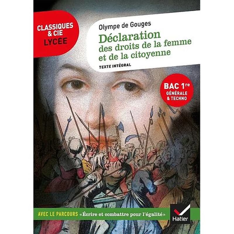 Déclaration des droits de la femme et de la citoyenne : 1791 : texte intégral suivi d'un dossier Nouveau bac