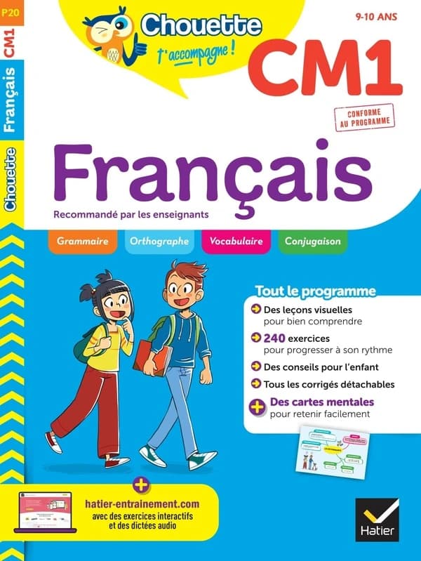 Chouette entraînement Tome P20 : français ; CM1