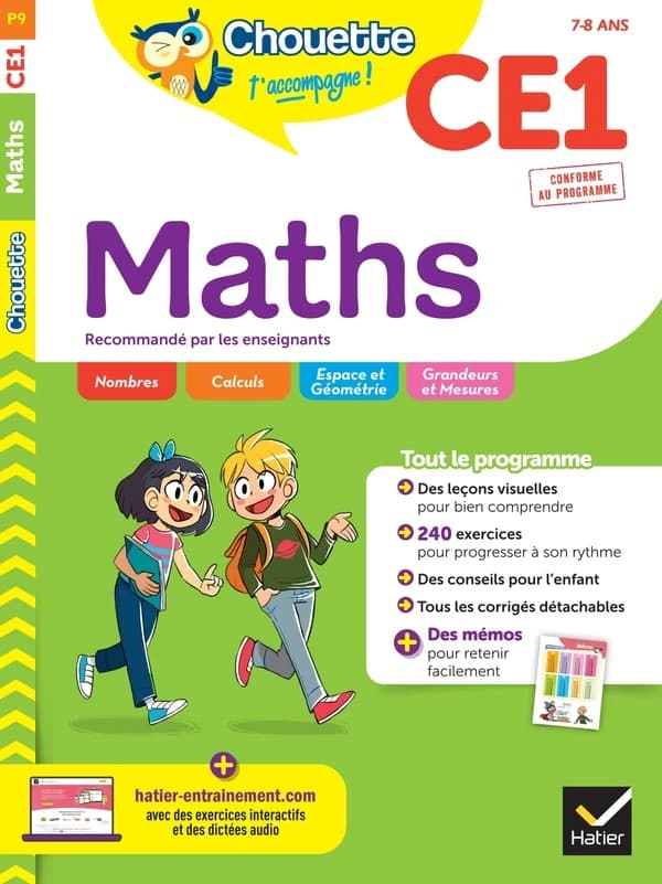 Chouette entraînement Tome P9 : maths ; CE1