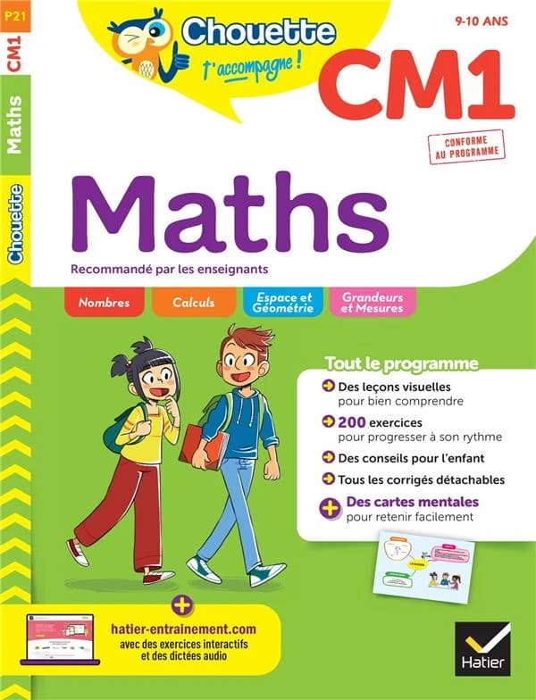 Chouette entraînement Tome P21 : maths ; CM1