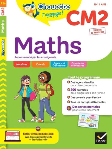 Chouette entraînement Tome P26 : maths ; CM2