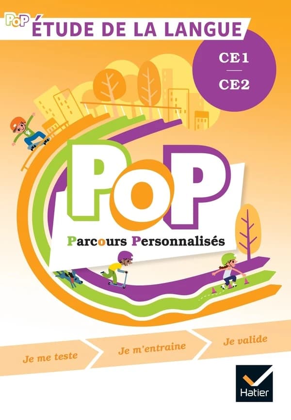 POP : étude de la langue ; CE1-CE2 ; livre de l'élève (édition 2022)