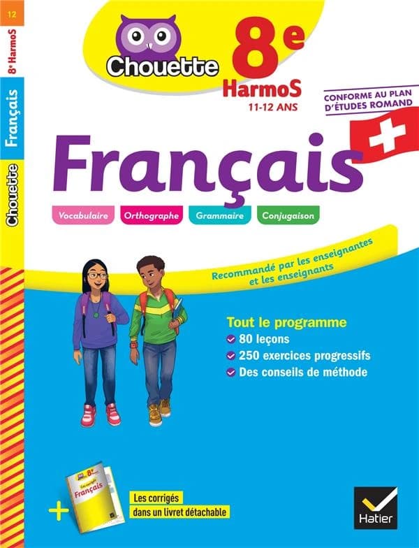 Chouette entraînement : français ; 8e harmos Suisse