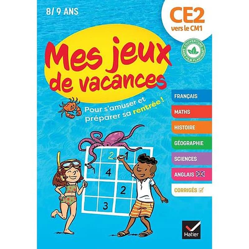 Mes jeux de vacances ; CE2 vers le CM1