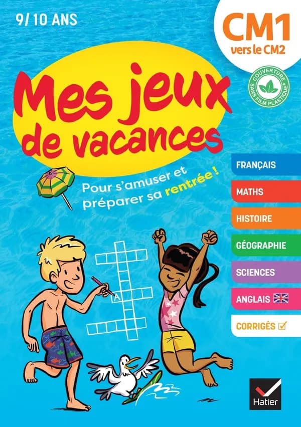 Mes jeux de vacances ; CM1 vers le CM2