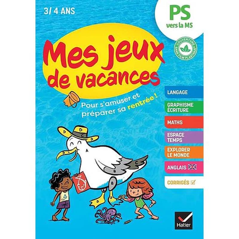 Mes jeux de vacances ; PS vers la MS