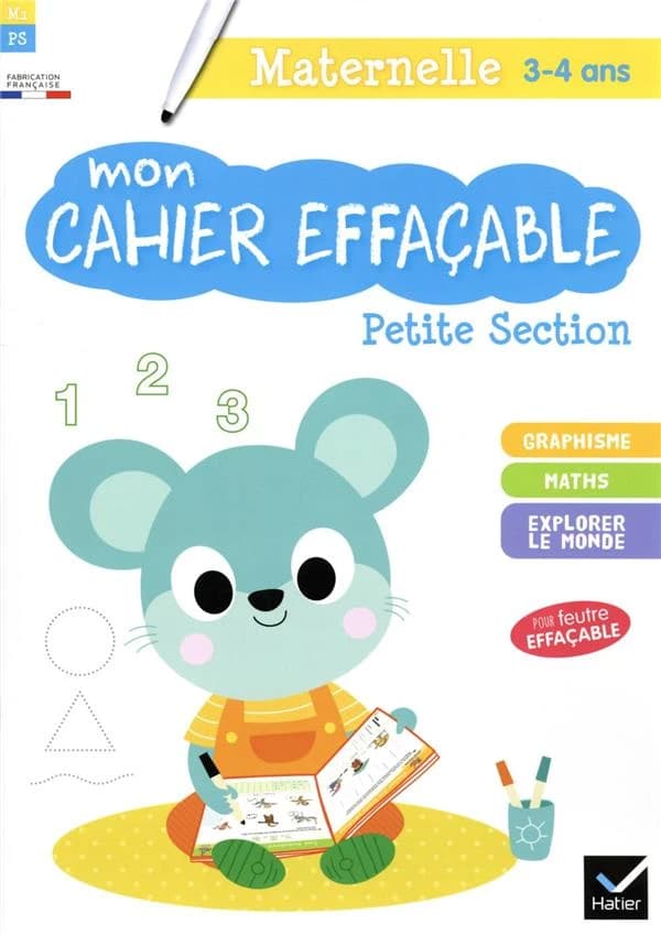 Mon cahier effaçable ; petite section