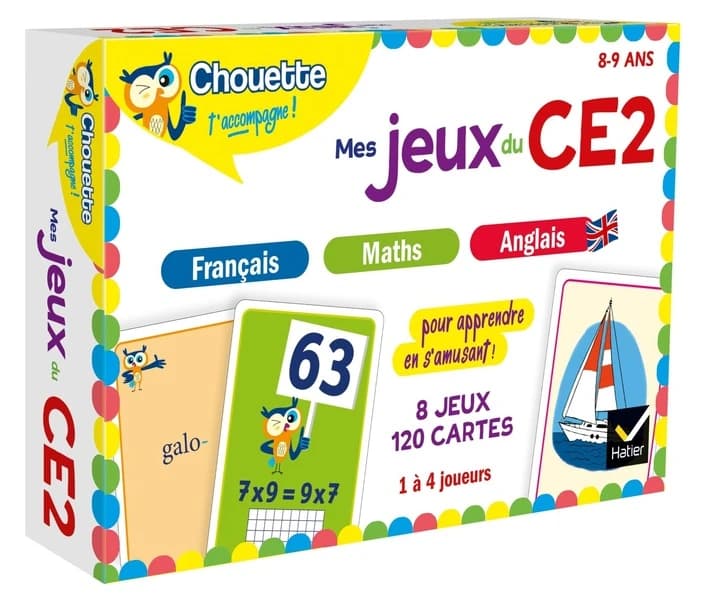 Chouette entraînement : français, maths, anglais ; mes jeux du CE2