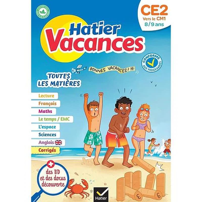 Hatier vacances : toutes les matières ; CE2 vers CM1