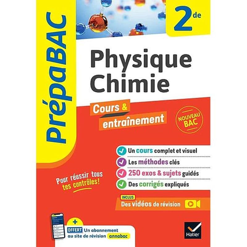 Prépabac cours & entraînement : physique-chimie ; 2de