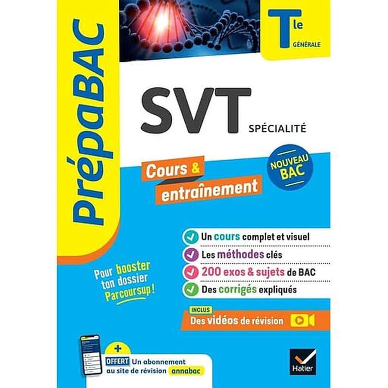 Prépabac cours & entraînement : SVT, spécialité ; terminale générale