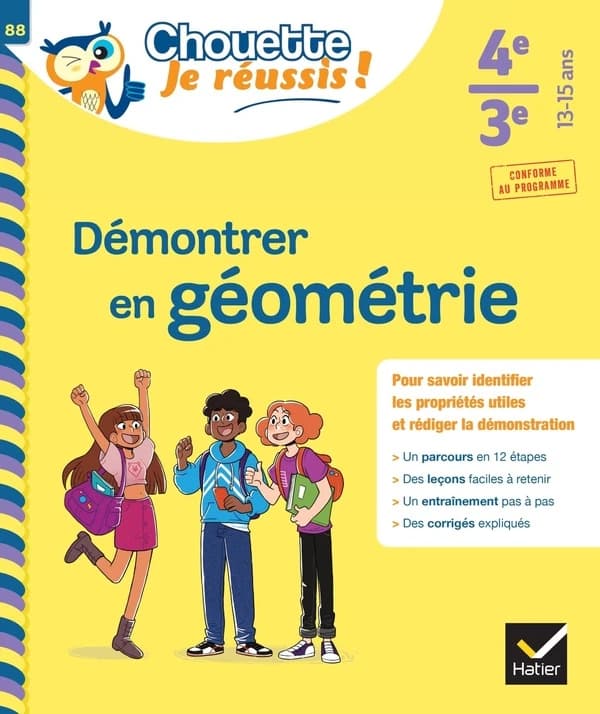 Démontrer en géométrie ; 4e, 3e ; cahier de soutien en maths