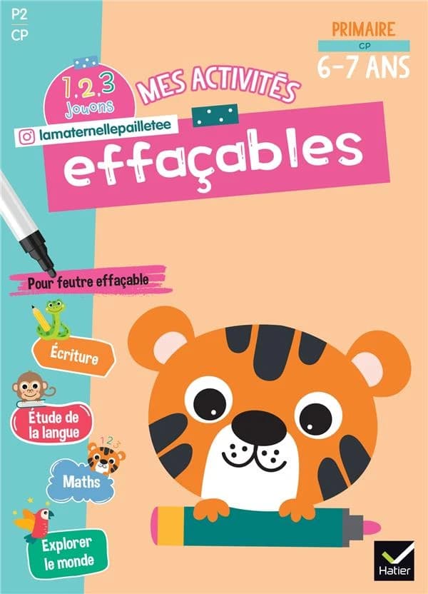 1, 2, 3 Jouons ! Tome 1 : Mes activités effaçables ; CP