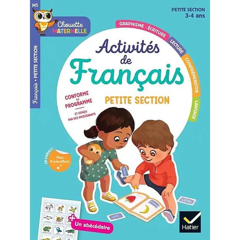 CHOUETTE MATERNELLE - ACTIVITES DE FRANCAIS PETITE SECTION - 3 ANS