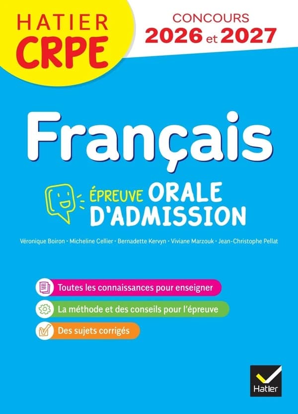 Français : épreuve de leçon : épreuve orale d'admission