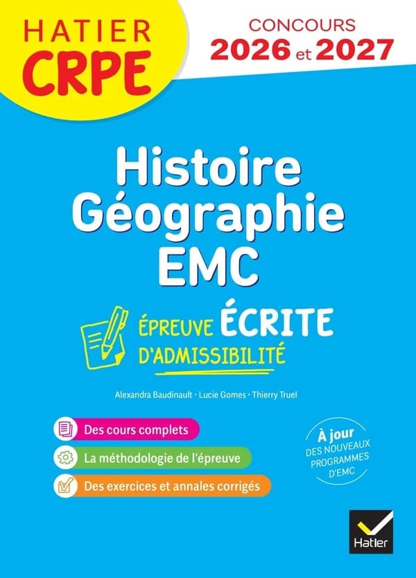 Histoire Géographie EMC : M1-M2
