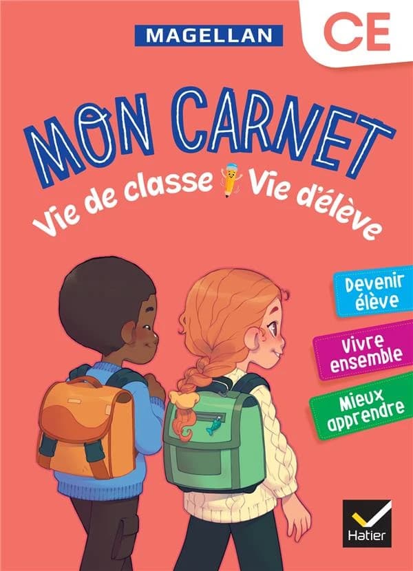 Magellan : Mon carnet Vie de classe Vie d'élève ; CE ; Cahier de l'élève