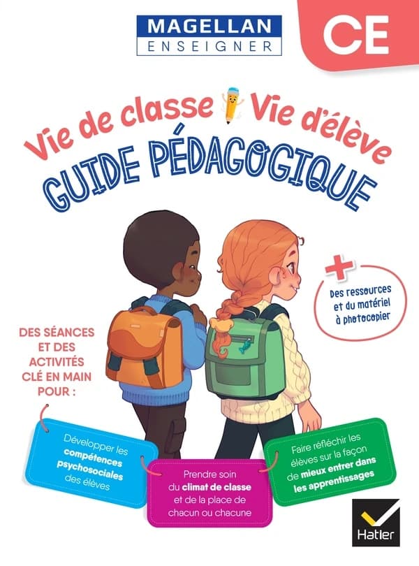 Vie de classe Vie d'élève Magellan ; CE ; Guide pédagogique